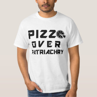 Camiseta Pizza sobre o patriarcado