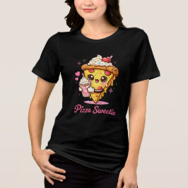 Camiseta Pizza Sweetie Cute Kawaii Pizza Shirt