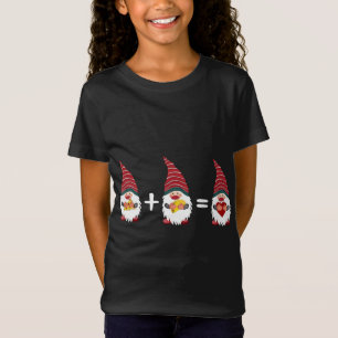 Camiseta Pizza Taco Gnomo Coração Engraçado Foodie de Natal