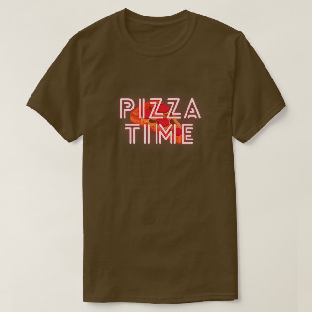 Camiseta Pizza Time Lazy Chill Design 24614541 (Frente do Design)