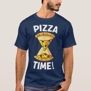 Camiseta Pizza Time Pizza Hourglass Sua Pizza Hora1178