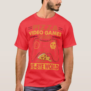 Camiseta Pizza Videos games Soda Depois Adeus Mundo 2501461