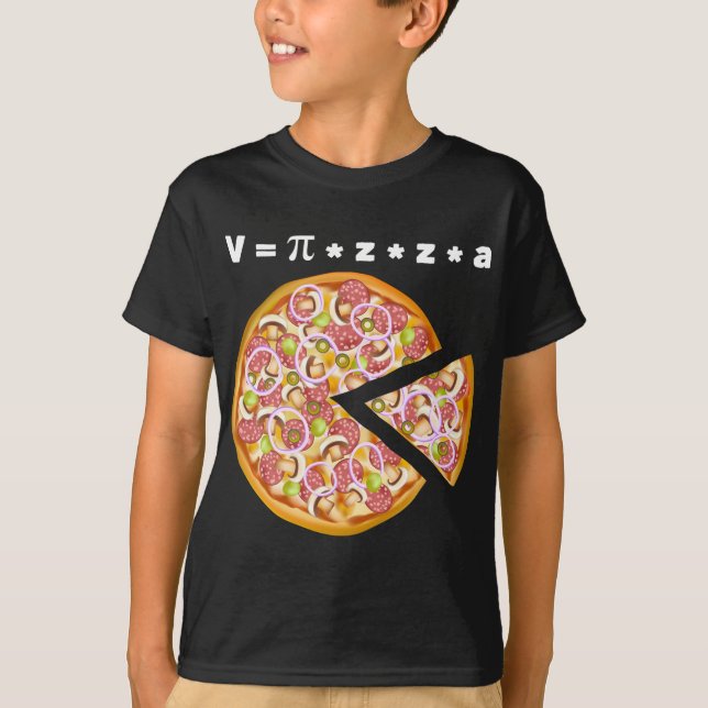 Camiseta Pizza Volume Equação Math Lover (Frente)