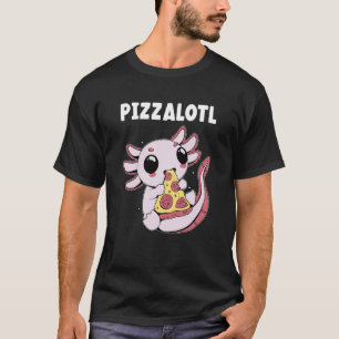 Camiseta Pizzalotl axolotl Salamander Cute Amphibian Enraio