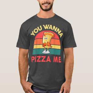 Camiseta Pizzamen Mulheres Você Quer Pizza Me Engraçado Ita