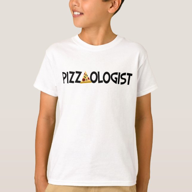 Camiseta Pizzaologista - Pizza Engraçada (Frente)