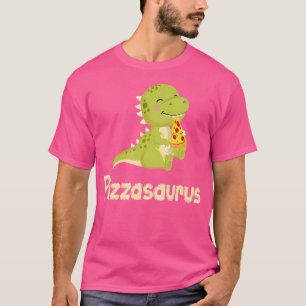 Camiseta Pizzasaurus Dinossauro Comendo Pizza