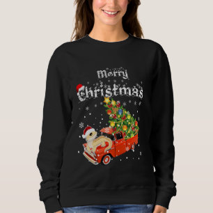 Camiseta Pjama de Natal de Caminhão Vermelho com Dragão