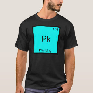 Camiseta Pk - Prancha Elemento Engraçado de Química Camiset