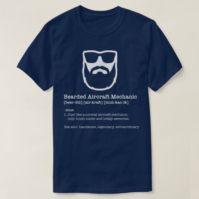 Camiseta Pl De Manutenção De Aviões Mecânicos Com Bordo (Frente do Design)