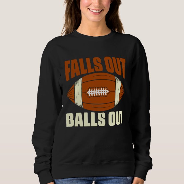 Camiseta Pla de Futebol Americano Gridiron Bolas Caem (Frente)