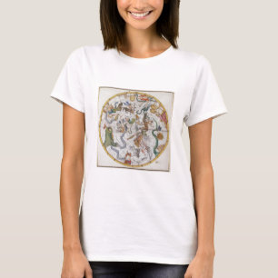 Camiseta Placa 27 do "atlas Coelestis", por John Flamsteed