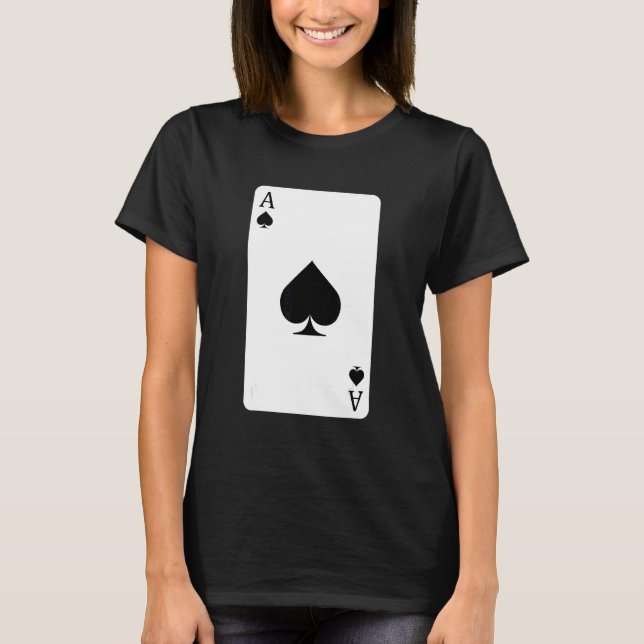 Camiseta Placa Ace Do Ace Do Spades Play (Frente)