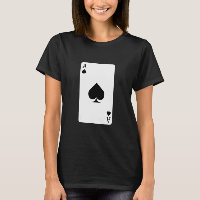 Camiseta Placa Ace Do Ace Do Spades Play (Frente)