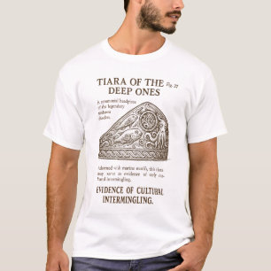 Camiseta Placa Arqueológica - A Boca-Insmouth Tiara