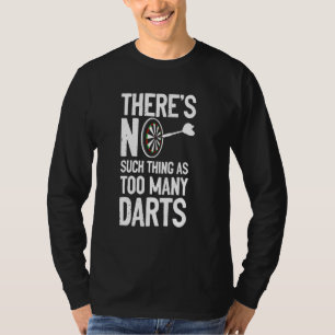 Camiseta Placa Dart do Jogador Darts Bullseye Dartist