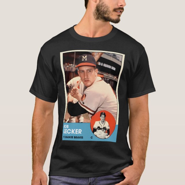 Camiseta Placa de Baseball Bob Uecker Milwaukee (Frente)
