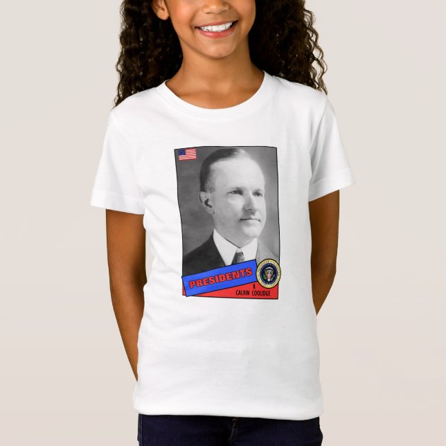 Camiseta Placa de Baseball Calvin Coolidge (Frente)