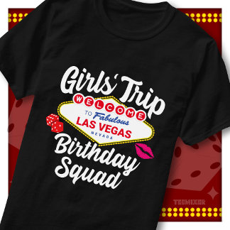 Camiseta Placa de Boas-Vindas para Viagem de Garotas em Las