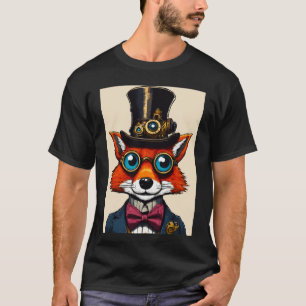 Camiseta Placa de Cor do Coletor Superior do Arco Punk Fox 