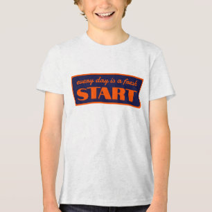 Camiseta Placa de estilo 80s com cor vermelha