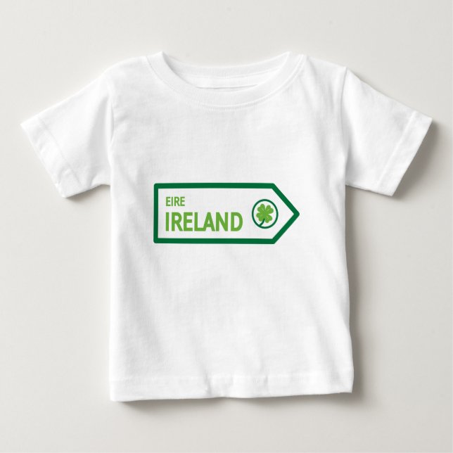 Camiseta Placa de Estrada da Irlanda (Frente)