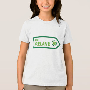 Camiseta Placa de Estrada da Irlanda