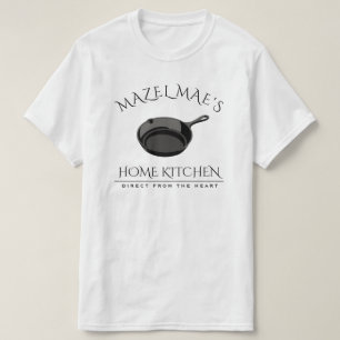 Camiseta placa de ferro fundido de cozinha
