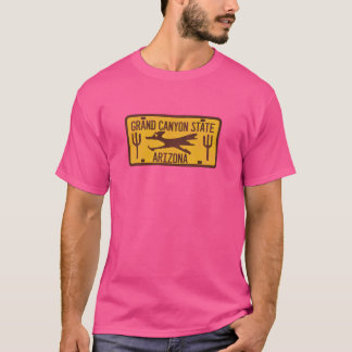 Camiseta Placa de Licença Arizona Roadrunner Vintage Superd