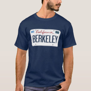 Camiseta Placa de Licença Berkeley California T Shirt