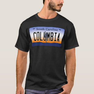 Camiseta Placa de Licença da Columbia Carolina do Sul