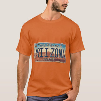 Camiseta Placa de Licença de arizona