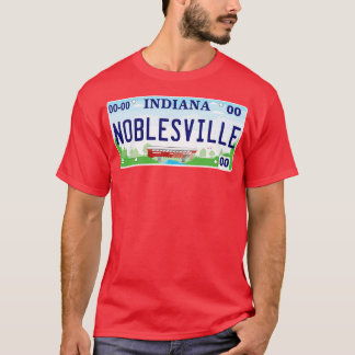 Camiseta Placa de Licença de Indiana Noblesville