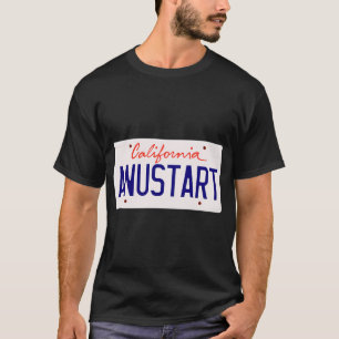 Camiseta Placa de Licença de Tobias Funke Anustart Um Novo 
