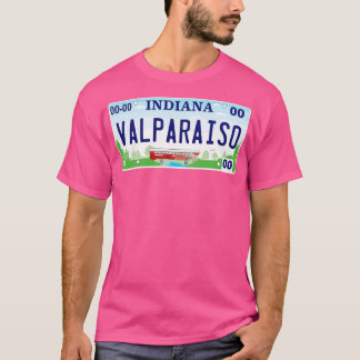 Camiseta Placa de Licença de Valparaiso