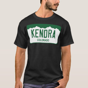 Camiseta Placa de Licença do Colorado -