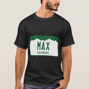 Camiseta Placa de Licença do Colorado - Max (1)