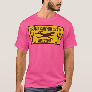Camiseta Placa de Licença do Roadrunner da Arizona Vintage