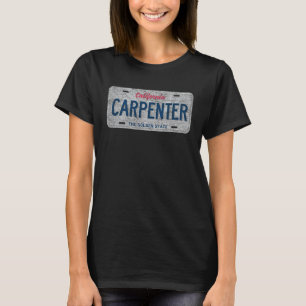 Camiseta Placa de Licença Personalizada do Estado da CA CAR