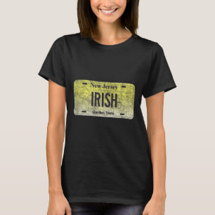 Camiseta Placa de licença personalizada engraçada do estado