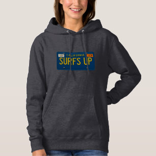 Camiseta Placa de Licença Retro Surfs Up 1969 Califórnia Su