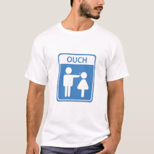 Camiseta placa de menina engraçada