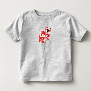 Camiseta placa de não estacionar anarquia