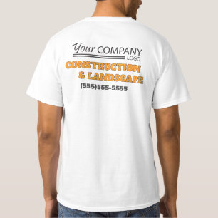 Camiseta Placa de Negócios Exterior Amarela e Preta c/ Logo