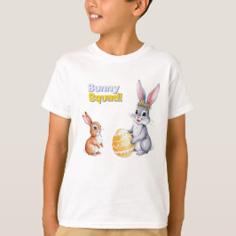 Camiseta Placa de Páscoa de Aquarela para Feriados de Prima