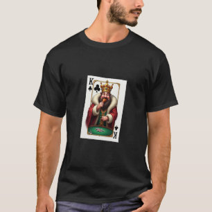 Camiseta Placa de Reprodução de Estilo de Torneio de Poker 