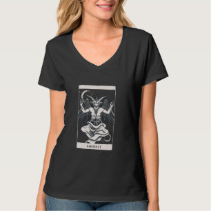 Camiseta Placa de Tarô do Quarto de satã