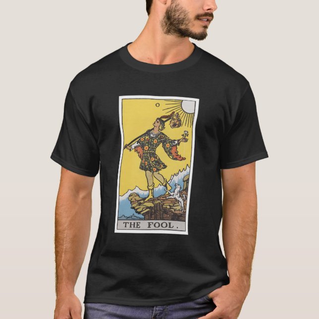 Camiseta Placa de Tarot Fool 0 (Frente)