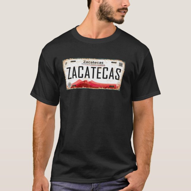 Camiseta Placa de Zacatecas México (Frente)