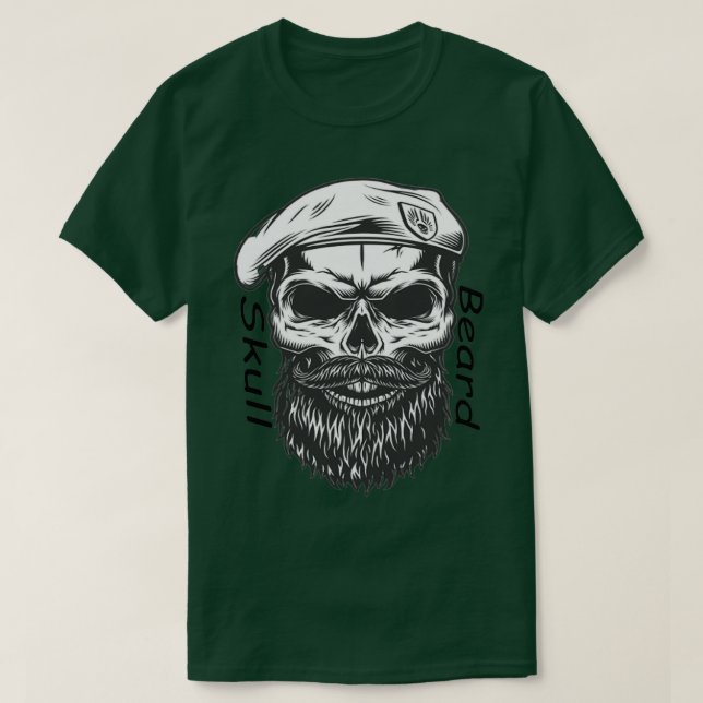Camiseta Placa do crânio 3 (Frente do Design)